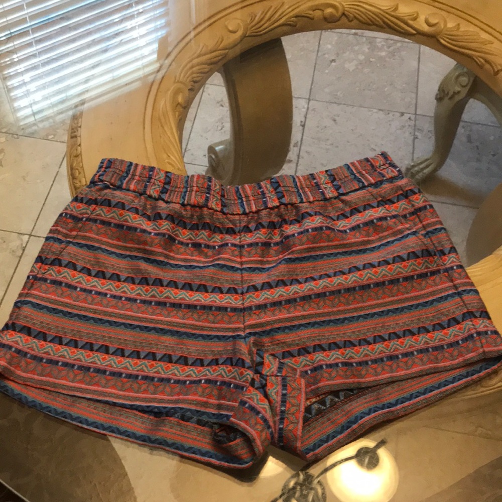 J CREW BOHEMIAN PRINT SHORT PANT